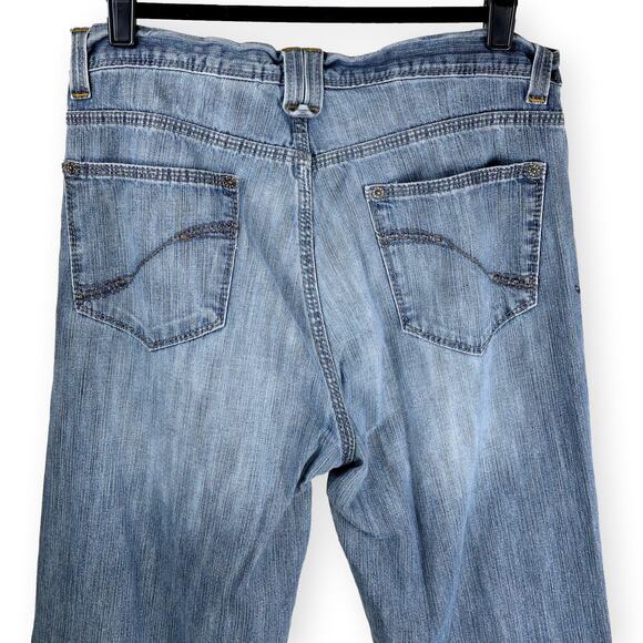 DKNY Womens Medium Wash Blue Jeans Distressed 32 x 32 - Picture 4 of 7